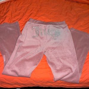 Womens Juicy Couture Velour Pants Size Small